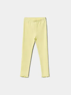 Леггинсы в рубчик Sela, желтый, арт. 52024