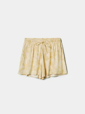 Пляжные шорты Sela из вискозы, желтый, арт. 52041