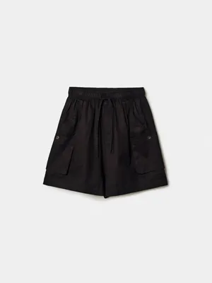 Шорты Sela для девочек, черный, арт. 52051