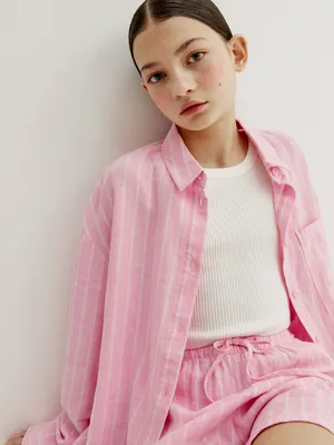 Блузка Sela для девочек, розовый, арт. 52067