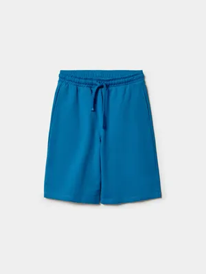 Базовые удлиненные шорты Sela, синий, арт. 52094