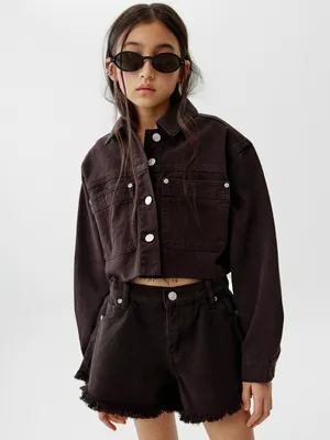 Джинсовая куртка Sela, коричневый, арт. 52095