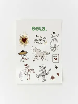 Переводные картинки для тела детские, арт. 5210