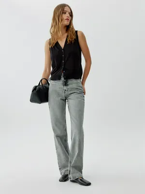 Джинсы прямого кроя Sela, серый, арт. 52100