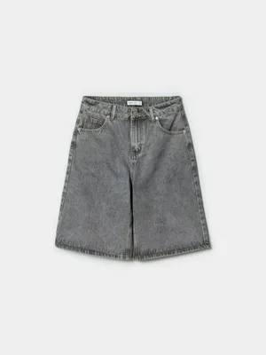 Джинсовые шорты-бермуды Sela, серый, арт. 52103