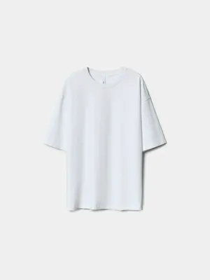 Мужская футболка Sela Макс оверсайз, белый, арт. 52111