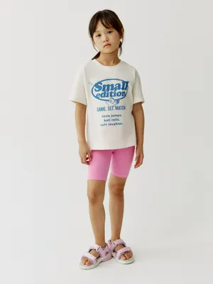 Комплект футболка и велосипедки SELA, разноцветный, арт. 52113