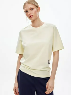 Футболка SELA x Яндекс Путешествия, желтый, арт. 52127