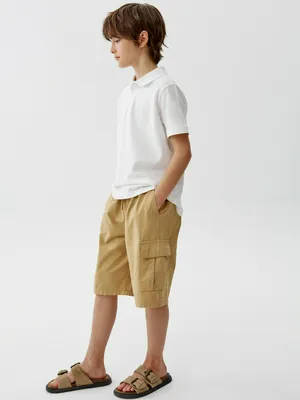 Шорты-карго SELA, хаки, арт. 52131