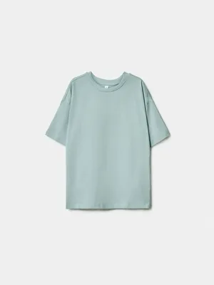 Футболка оверсайз детская Sela, зеленый, арт. 52185