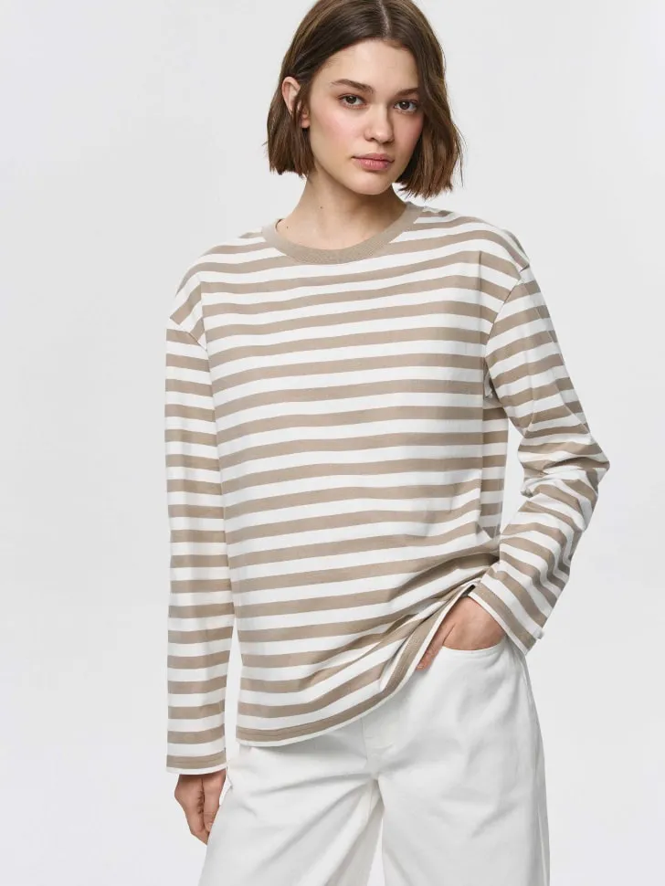 Лонгслив ANNA OVERSIZE FIT, разноцветный, арт. 5221