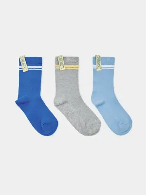Набор носков Sela для мальчиков (3 пары), разноцветный, арт. 52223