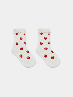 Длинные носки Sela с оборкой для девочек, разноцветный, арт. 52233