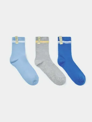 Набор носков Sela (3 пары), разноцветный, арт. 52239