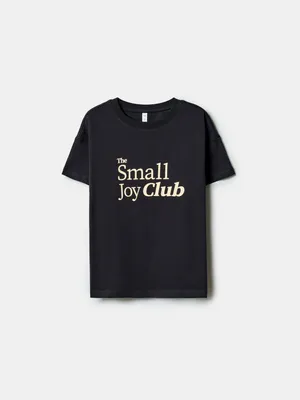 Футболка оверсайз Sela с принтом, черный, арт. 52249