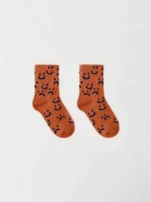 Носки SELA для мальчиков, оранжевый, арт. 52271