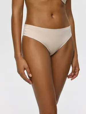 Трусы слипы SELA бесшовные, бежевый, арт. 52272