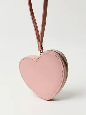 Сумка SELA в виде сердца для девочек, розовый, арт. 52297