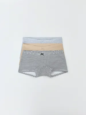 Набор трусов-шортиков Sela для девочек, разноцветный, арт. 52316