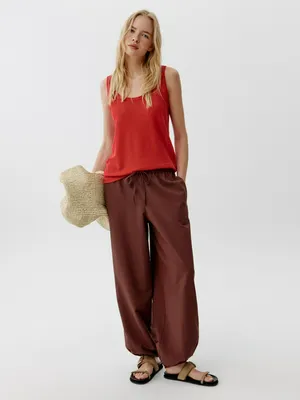 Брюки-шаровары Sela, коричневый, арт. 52364