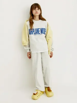 Джоггеры оверсайз Sela, серый, арт. 52478