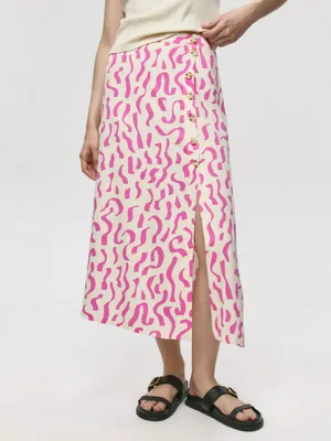 Юбка миди из вискозы, арт. 5251