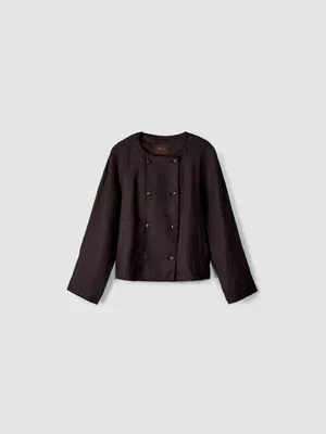 Легкая двубортная куртка Sela, коричневый, арт. 52510