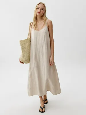 Платье миди Sela, бежевый, арт. 52512