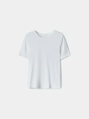 Футболка Sela из лиоцелла и хлопка, белый, арт. 52514