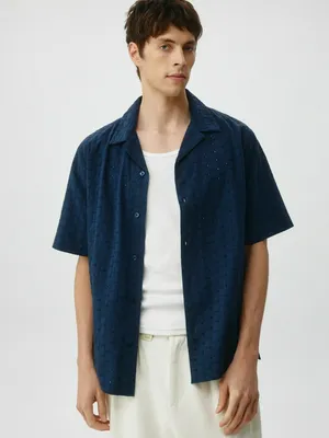 Рубашка из хлопкового шитья, арт. 5254