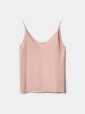 Топ Sela вязаный, розовый, арт. 52580