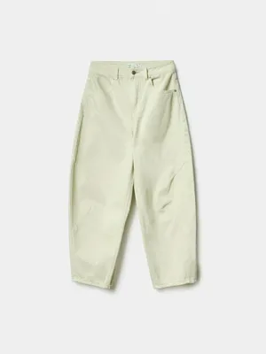 Джинсы Sela укороченные объемные, бежевый, арт. 52582