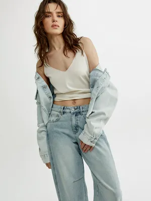 Джинсы баллоны Sela, голубой, арт. 52617