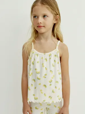 Топ Sela из ажурного трикотажа, белый, арт. 52619