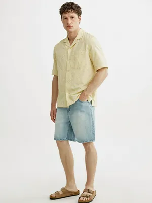 Джинсовые шорты бермуды Sela, голубой, арт. 52628