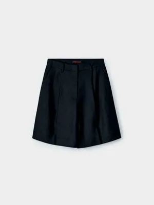 Шорты женские Sela лен, синий, арт. 52663