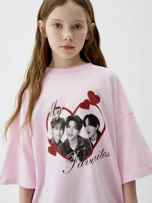 Футболка с принтом для девочек, арт. 5271