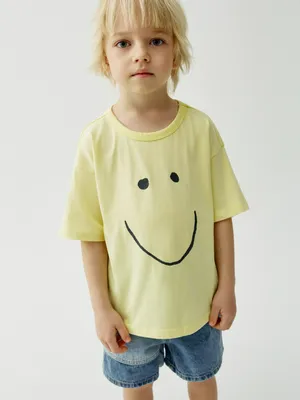 Футболка Sela с принтом, желтый, арт. 52721