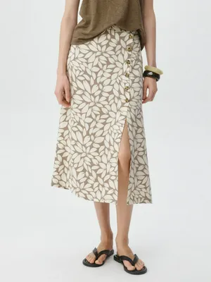 Юбка миди из вискозы, арт. 5275