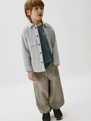 Джинсы Loose fit с накатом для мальчиков, арт. 5354