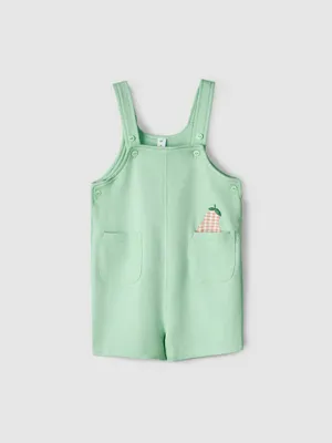 Комбинезон Sela из футера с аппликацией, зеленый, арт. 53579