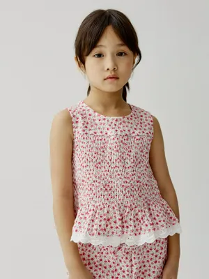 Блузка Sela из фактурного хлопка, разноцветный, арт. 53602