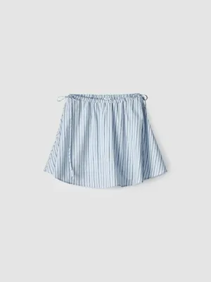 Мини юбка-шорты Sela с завязками, голубой, арт. 53609