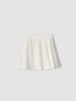 Юбка-шорты Sela в складку, белый, арт. 53664