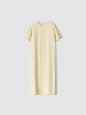 Платье-футболка макси Sela, бежевый, арт. 53678