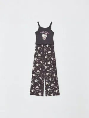 Пижама с принтом Hello Kitty для девочек, арт. 5372