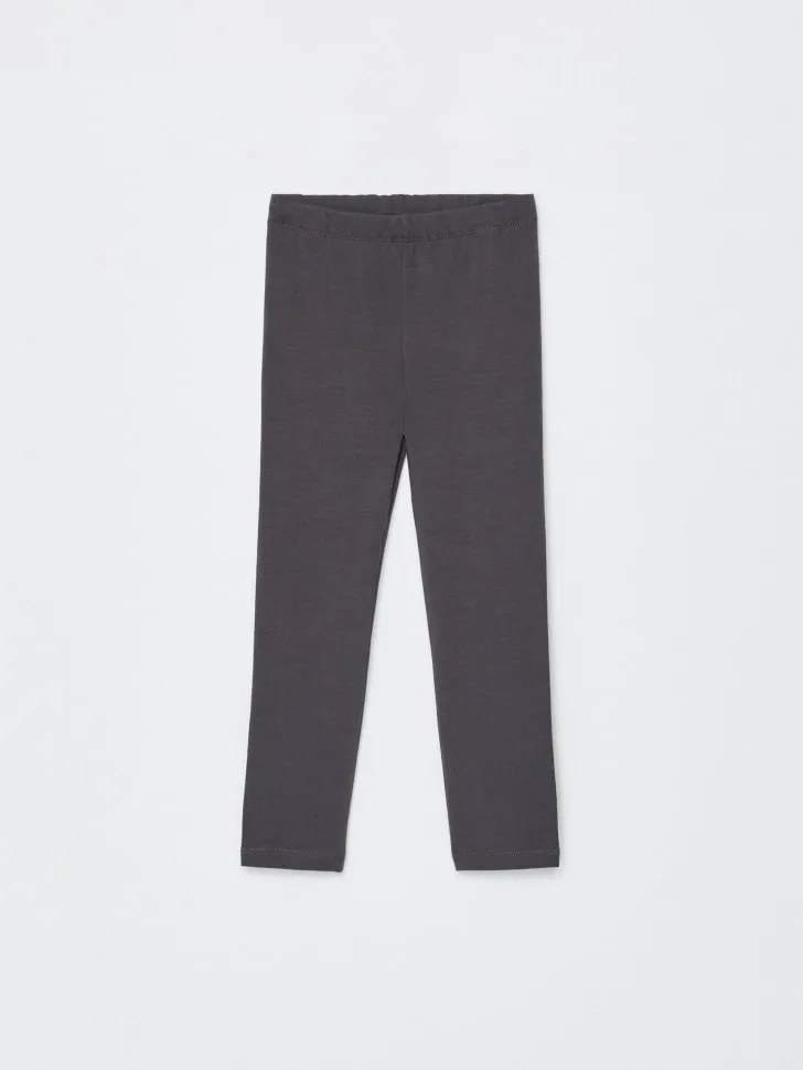 Базовые леггинсы для девочек, серый, арт. 5377