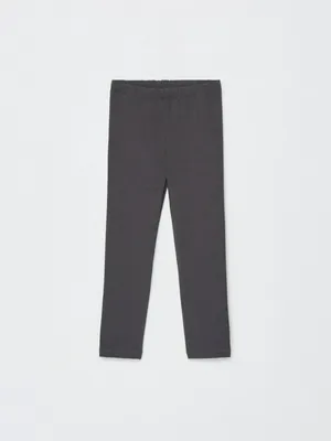 Базовые леггинсы для девочек, серый, арт. 5377