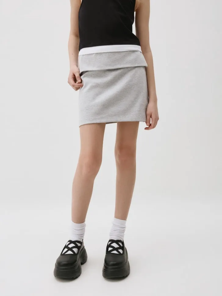 Трикотажная юбка-шорты, арт. 5386