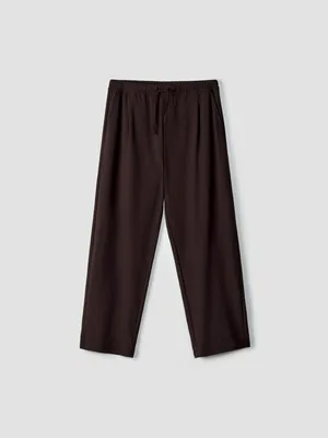 Трикотажные брюки Sela прямого кроя, коричневый, арт. 54311